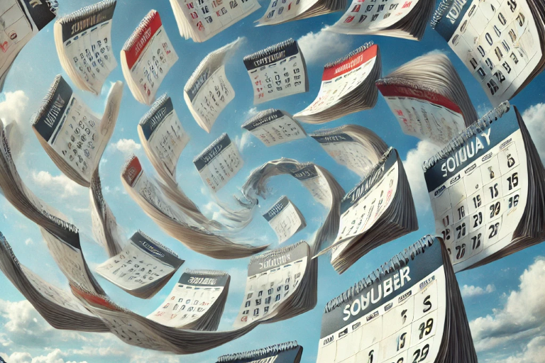 CALENDAR PAGES x 768